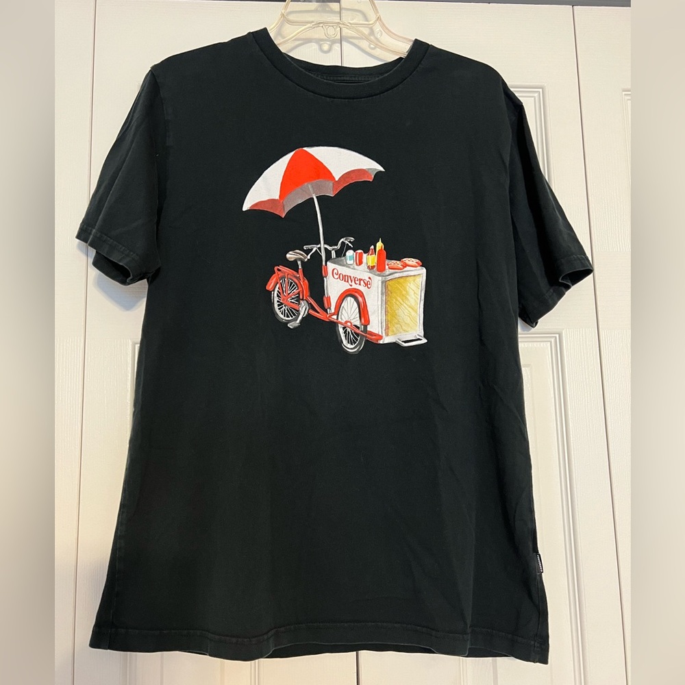 Converse Hotdog Cart Tshirt Size Small